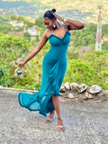 Topaz Maxi Ruffle Dress