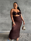 Santorini Ruffle Maxi Dress