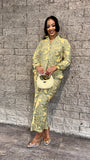 Thailand Palms Pants Set