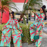 Mikea Pleated Pants Set
