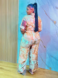 Luna Printed Pants Set