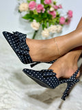 Shafina-1 Polka Dot Heels
