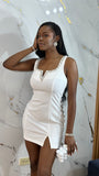 Fifth Avenue Chic Rhinestone Dress