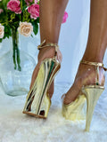 Rowdy-3 Gold Taboo Heels