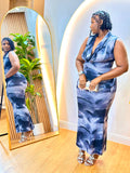 Oppulence Cowl Neck Dress