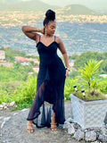 Topaz Maxi Ruffle Dress