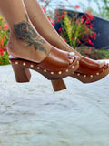 Ibiza-4 Tan Wedge Sandal