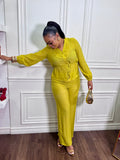 Bali Shirring Pants Set
