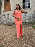 Daniel Cowl Back Bodycon Cami Dress