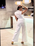 Rich Ladies Collared Jumpsuit