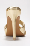 Jordain Gold Twist Heels