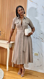 Calvary  Pinstripe Shirt Dress