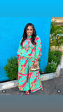 Mikea Pleated Pants Set