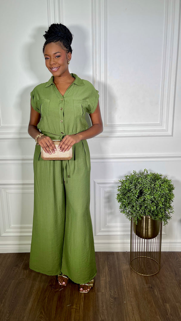 Antoinette Solid Top And Pants Set