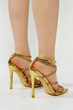 Nettle Rhinestone Strappy Heels