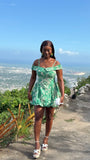 Areya Bubble Hem Mini Dress