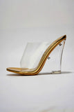 Gold Clear Wedge