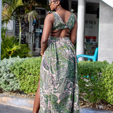 Georgina High Slit Maxi  Dress