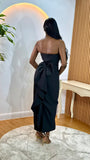 Millicent Pearl Bead Bow Maxi Dress