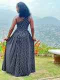 Summer Bliss Polka Dot Maxi Dress