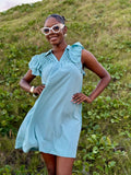 Mint Spice Sleeve Mini Dress