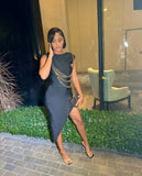 Chain Me Up Bandage Dress