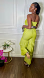 Jazzy Jumpsuit Ruffle Hem