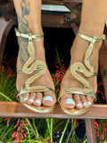 Melissa -2 Snake Design Heels