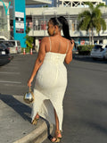 Santorini Ruffle Maxi Dress