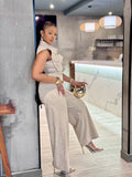 Rich Ladies Collared Jumpsuit