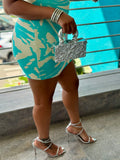 Sally Jacuard Mini Dress