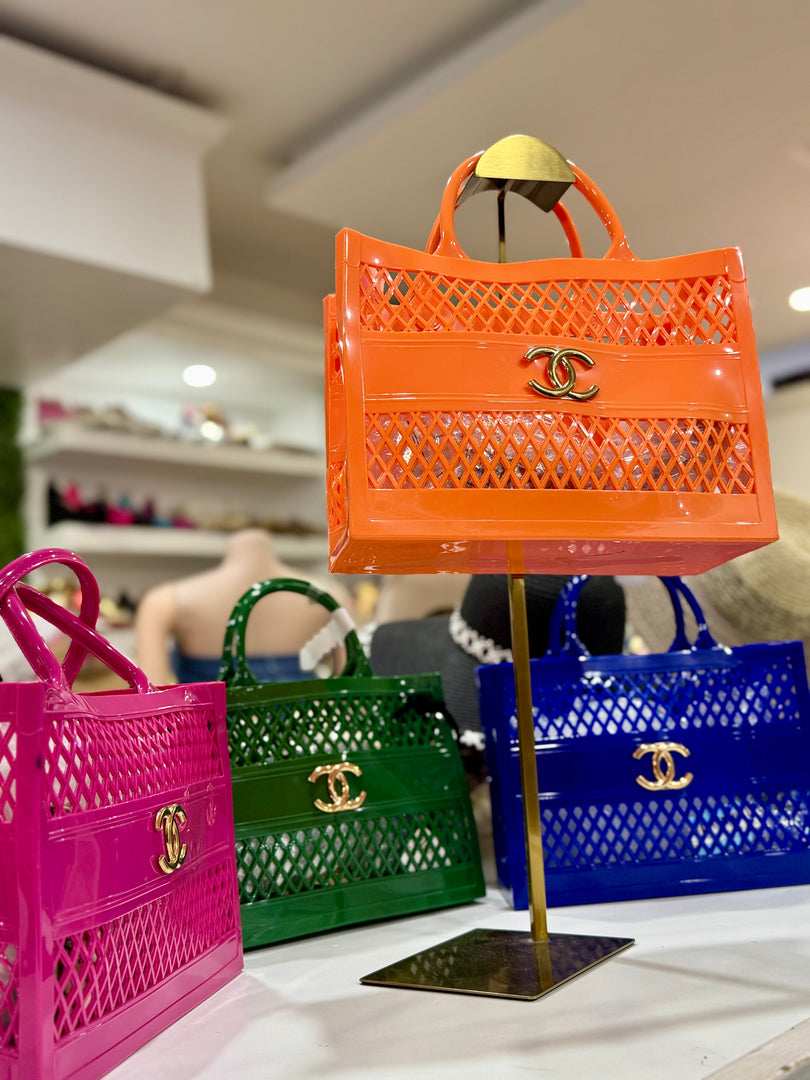 Chanel Plastic Tote Bag