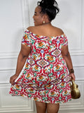 Jasmine Floral Plus Size Summer Dress