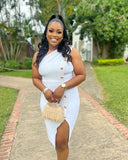 White Lover Bandage Dress