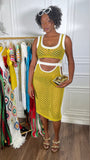 Dova Girl Crochet Cut Out Dress