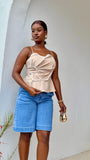 Desert Rose Peplum Top