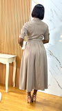 Calvary  Pinstripe Shirt Dress