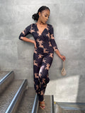 Gentle Touch Animal Print Jumpsuit