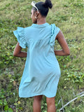 Mint Spice Sleeve Mini Dress