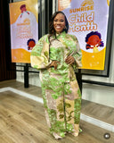 Louisiana Floral Pants Set Plus Size