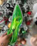 Mada Rhinestone Glass Doll Heel