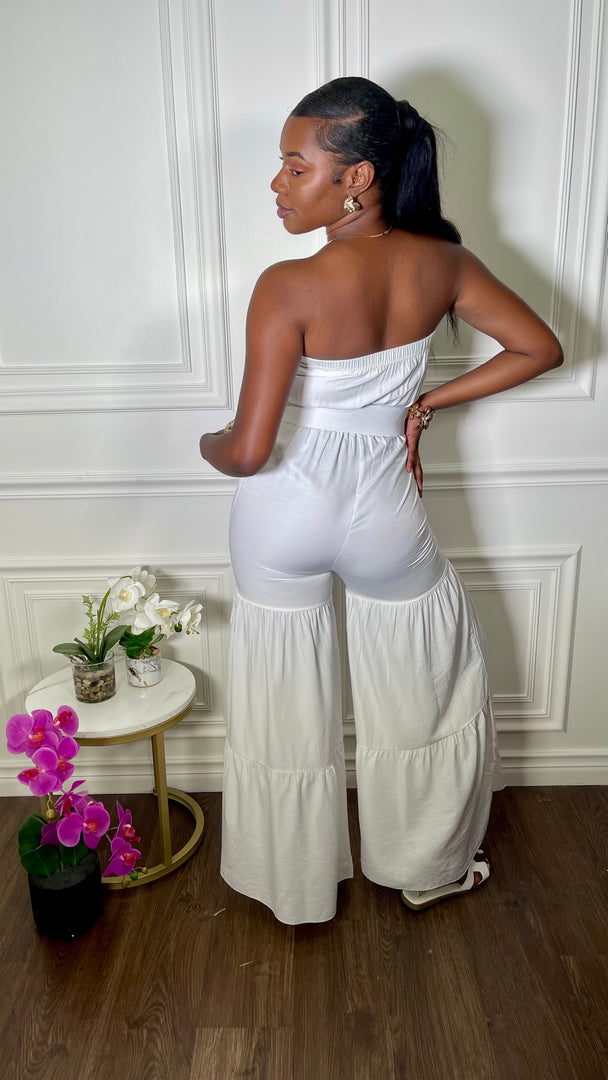 Jazzy Jumpsuit Ruffle Hem