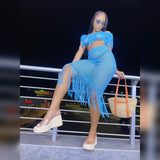 Puerto Seco Tassel Skirt Set