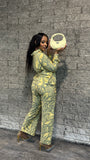 Thailand Palms Pants Set