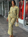 Thailand Palms Pants Set
