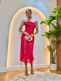 Taisha Strapless Ruched Dress