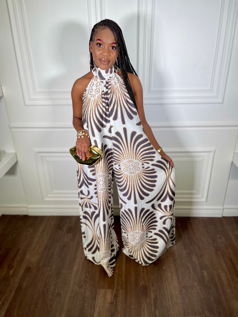 Sainsbury Loose Fit Printed Jumpsuit