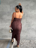 Santorini Ruffle Maxi Dress
