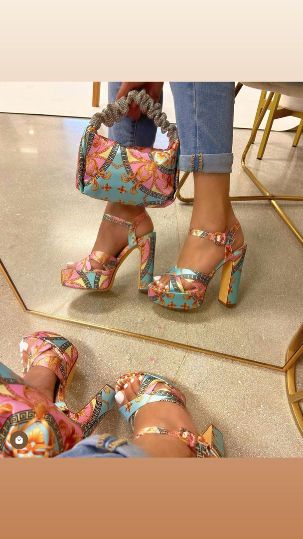 Joey-2 Multiple Chunky Heel