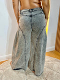 Drea Acid Wash Denim Pants